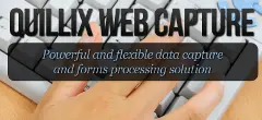 Quillix® web document scanning software ocr forms processing