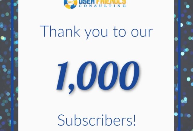 1,000 Subscribers