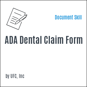 ADA Dental Claim Form